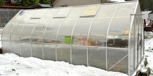 Greenhouse maintenance in winter and spring