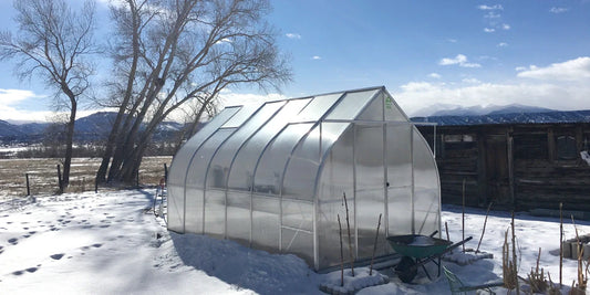 winter ClimaPod greenhouse