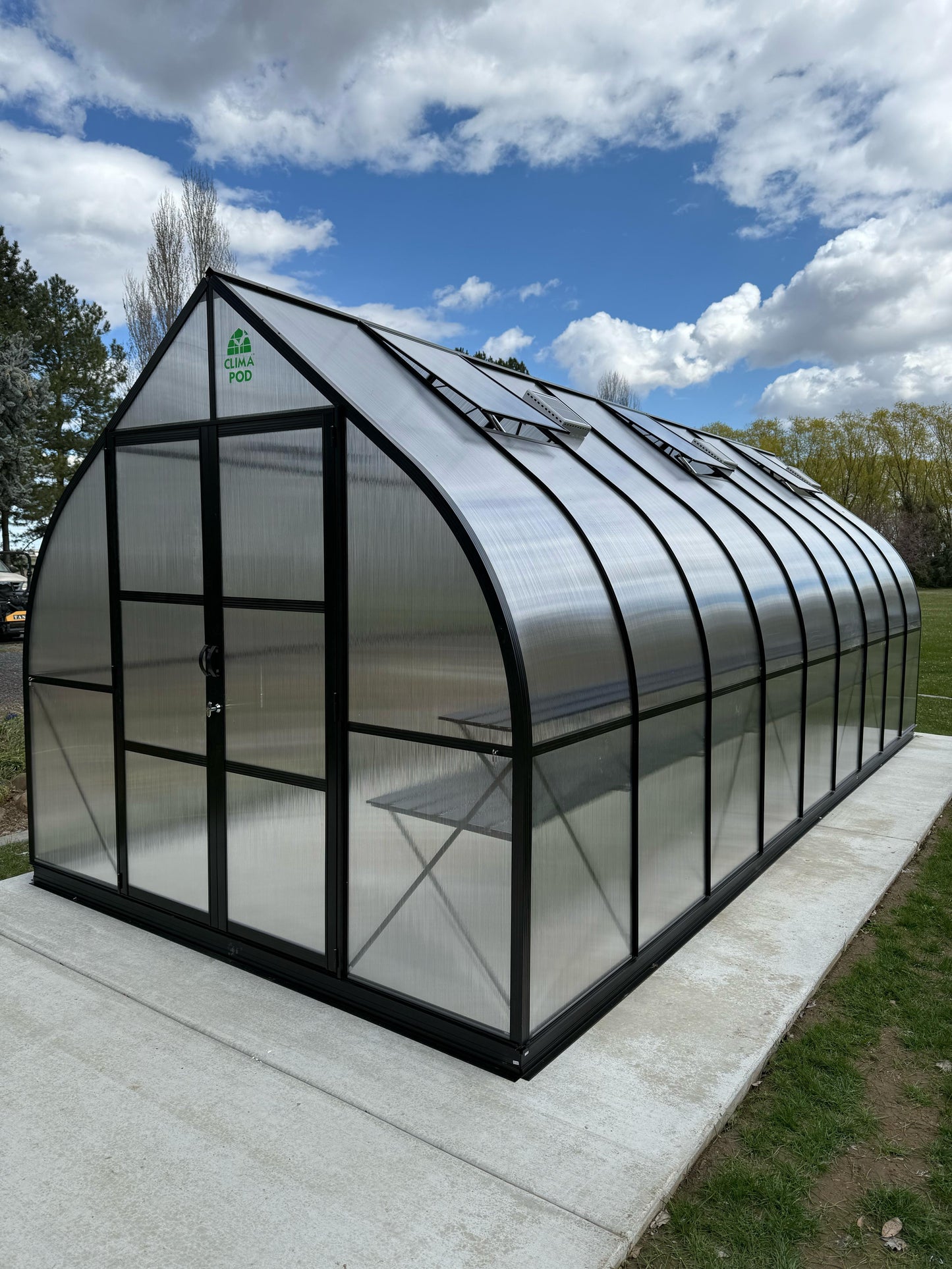 ClimaPod Virtue Black 9x21 Greenhouse