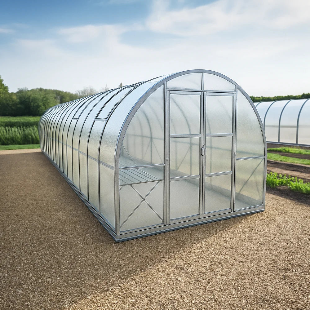 Arched 9x42 tunnel Greenhouse by ClimaPod – Extra-large Sturdy