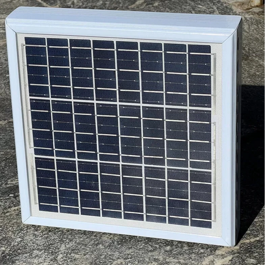 ClimaPod greenhouse solar-powered fan