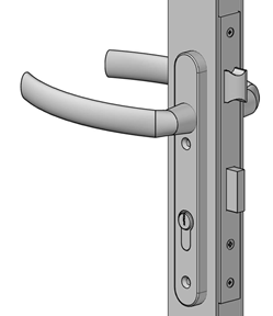 Titan Premium Door Handle with Key Lock