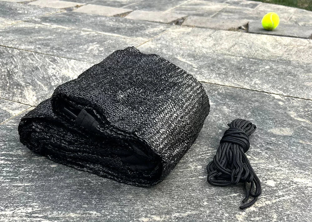 Shade Cloth 10×6 Black Knitted Net for Gardening and Greenhouse 50% Shading Rate