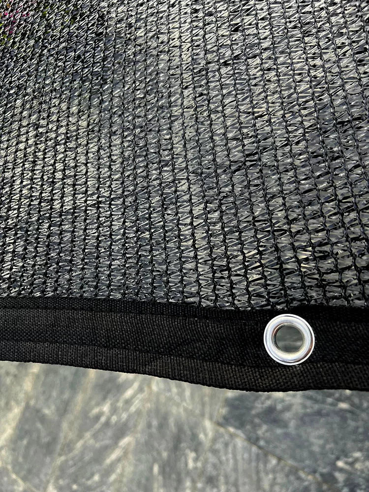 Shade Cloth 10×6 Black Knitted Net for Gardening and Greenhouse 50% Shading Rate