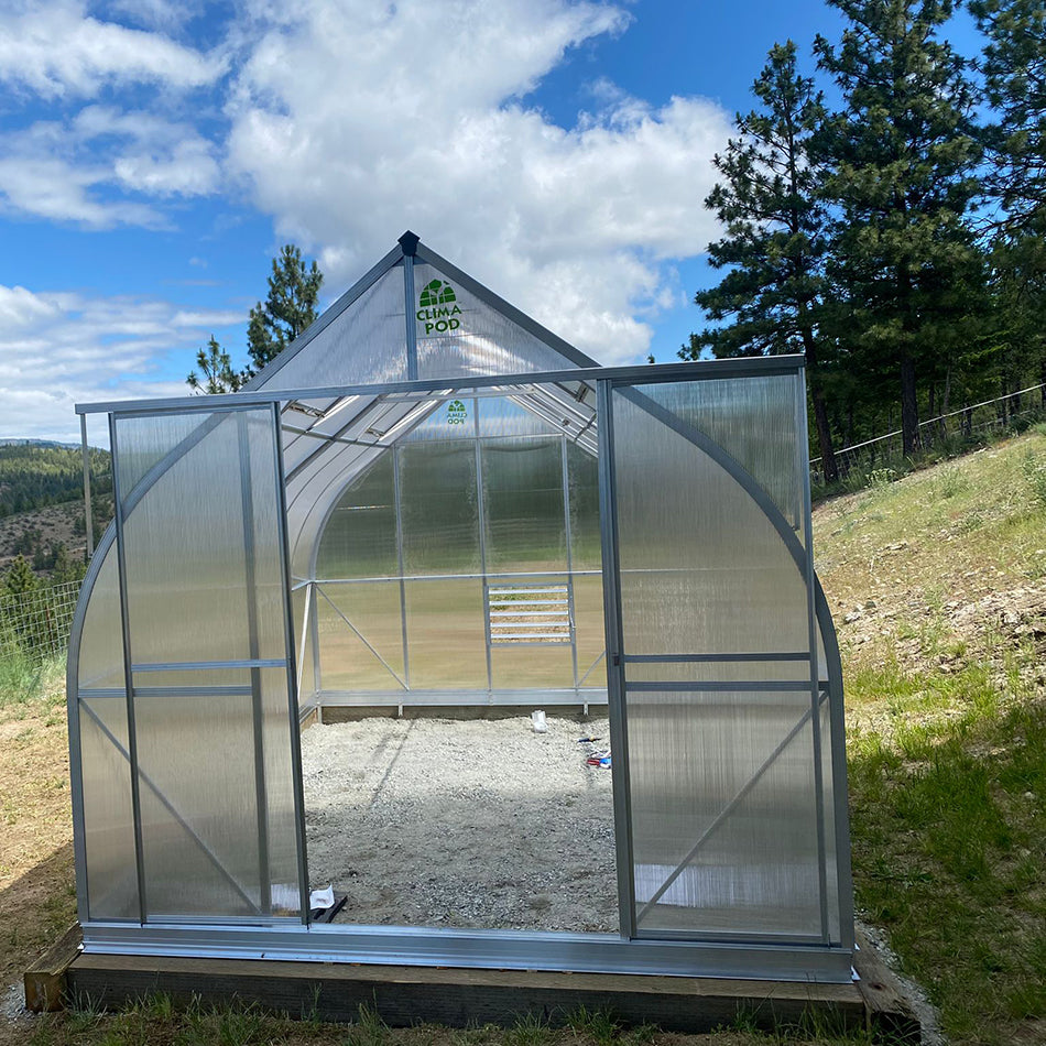ClimaPod Passion 9x14 greenhouse assembled