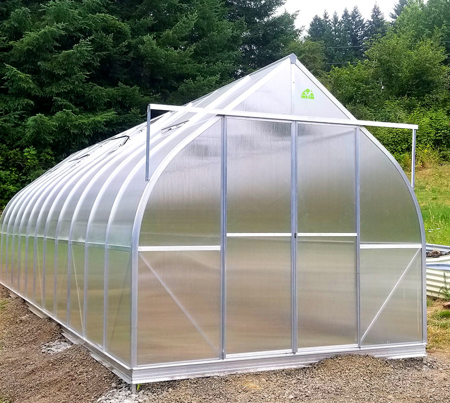 ClimaPod Passion 9x28 Greenhouse assembled