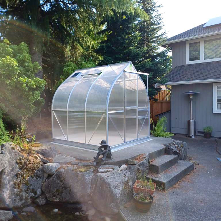 ClimaPod Spirit 7x7 Greenhouse side view