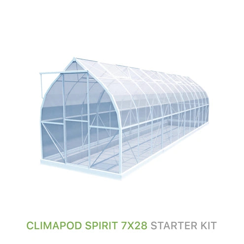 ClimaPod Spirit 7x28 Sliding door Greenhouse Starter Kit for sale