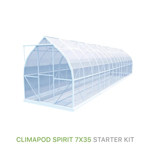 ClimaPod Spirit 7x35 Sliding door Greenhouse Starter Kit for sale