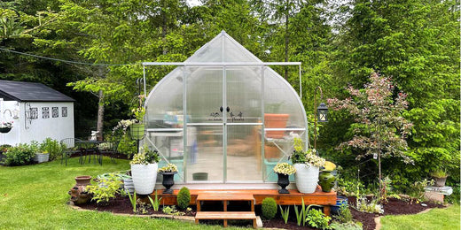 Features of teardrop-shaped greenhouses