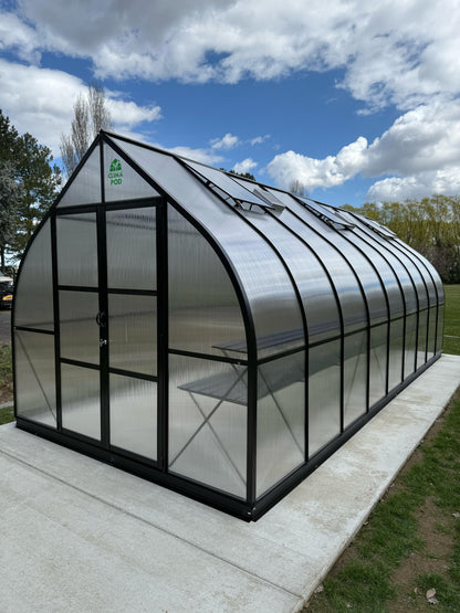 ClimaPod Virtue Black 9x21 Greenhouse 