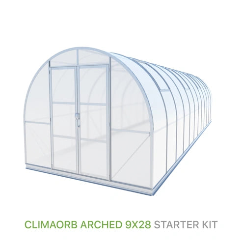 ClimaOrb Arched 9x28 Greenhouse Starter Kit for sale