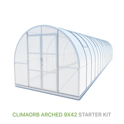 ClimaOrb Arched 9x42 Greenhouse Starter Kit for sale